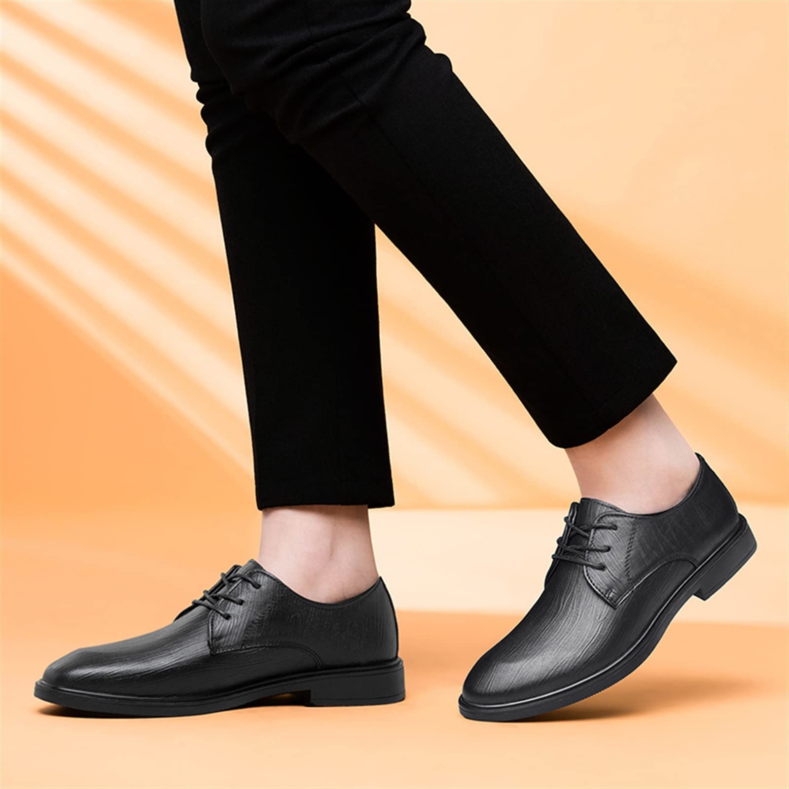 XZEIT Leather Shoes, Cow Leather Men's Dress Shoes Spring